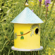 Load image into Gallery viewer, 12 in. Tall Hand Painted Bastion Cottage Birdhouse

